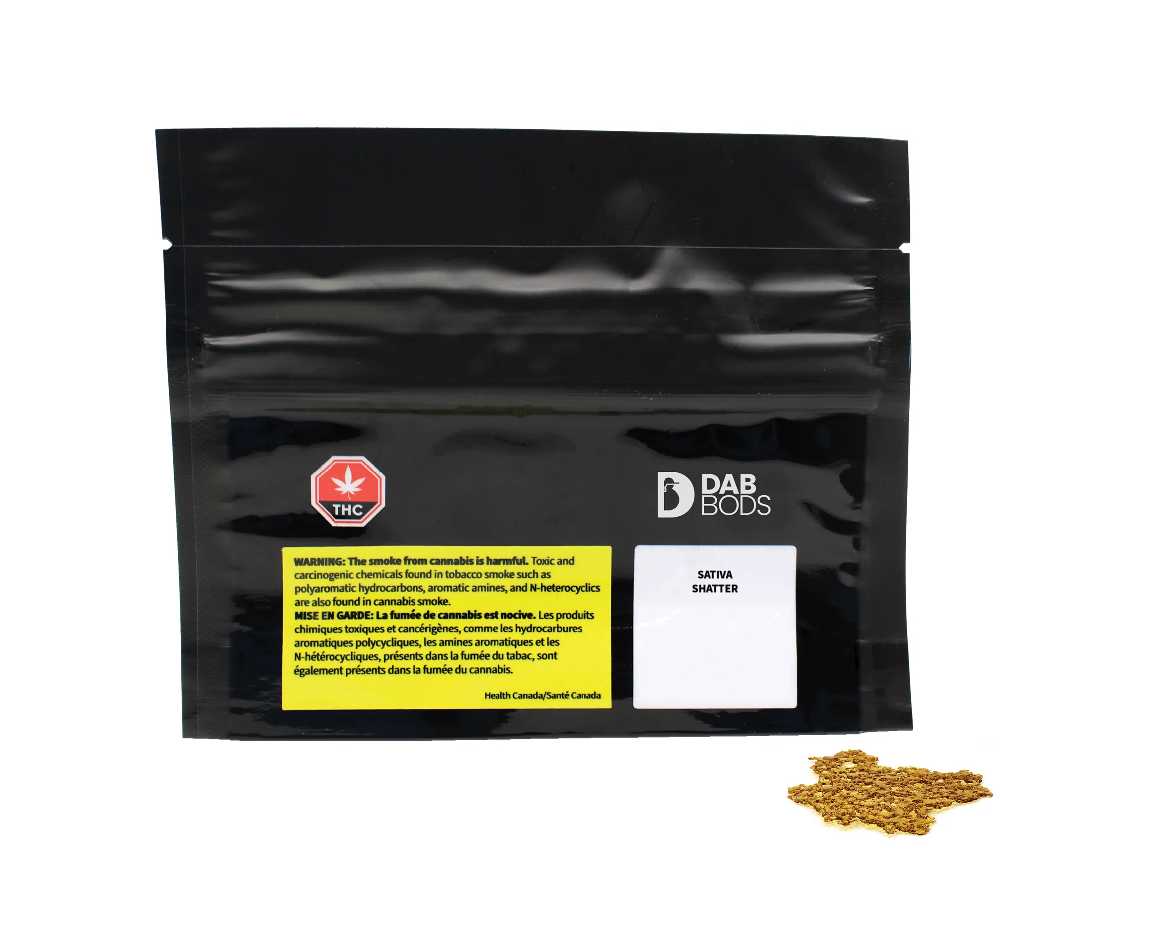 Dab Bods Shatter - Sativa Shatter 0.5G